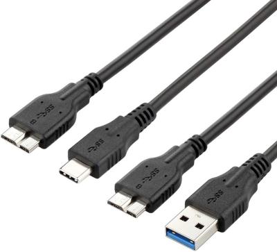 China Whole Computer Selling Hot Sale High Quality USB A Male To Micro USB Cable For Hard Disk USBC To Micro B Cord for sale