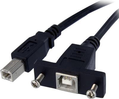 China Scanner Panel Mount USB Cable B to B Printer Short Extension Cable for sale