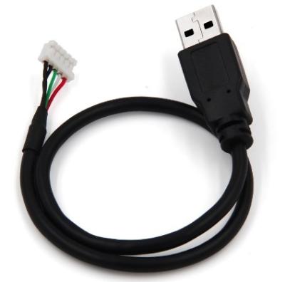 China Electronic Custom USB Cable With JST USB Connector To JST Cable Jst 5 Pin Fitted To Usb A Male Plug Cable for sale