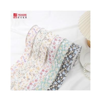 China Flower Viable Wrap Polyester Lace Ribbon Polyester Lace Ribbon Cake Rope DIY Gift Floral Bow for sale