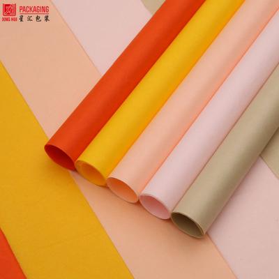 China ANTISTATIC Gift Wrapping Paper Double Sided Fresh Flower Wrapping Paper Rolls for sale