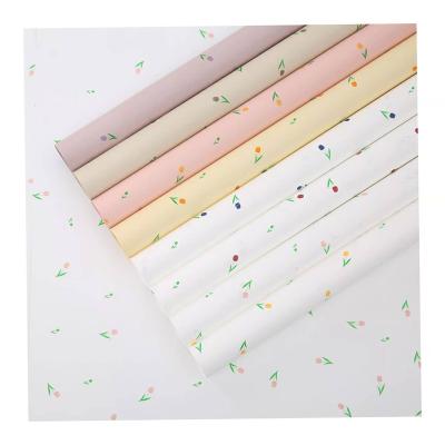 China Matte Material Gift Packaging Flower Flower Wrapping Paper Shop ANTISTATIC Waterproof Packaging Material for sale