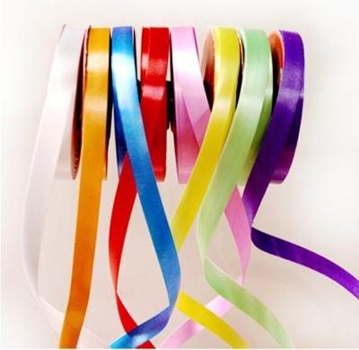 China Factory Outlet Floral Hot Selling Thick Colorful Plastic Roll Gift Thick Plastic Ribbon for sale