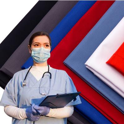 China Wholesale Cheap Price Polyester Cotton Twill Nurse Scrubs Hospital Uniforms Soft Breathable Fabric Shrink-Resistant for sale