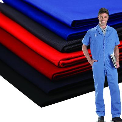 China Wholesale Cheap Price Bright Color Fasterness Polyester Shrink-Resistant Cotton Woven Twill Fabric For Workwear By The Yard for sale