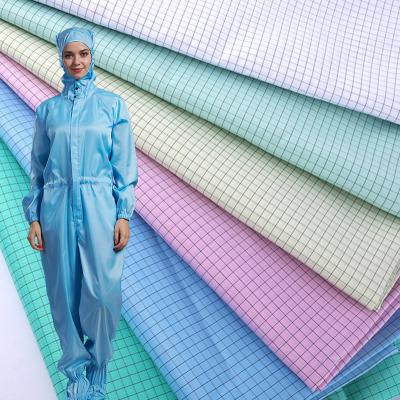 China Esd Protective Coverall Safety Clothing Uniform Anti-Static Cloth Cleanroom Anti-Static Protective Cloth for sale