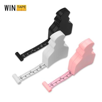 China ABS Plastic+PVC+Fiberglass Gym Fitness Arm Circumference Tape Measure Lose Weight Health Body Waist Measuring Tape for sale