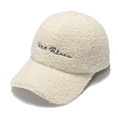 China High Quality Winter Fuzzy Baseball Cap Outdoor Joint Unisex 6 Panel Embroidery JOINT Baseball Cap for sale