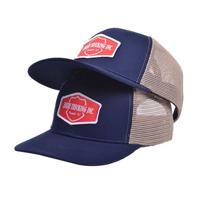 China JOINT Hat Maker 100% Polyester Richardson 112 Same Style Patch Embroidery 5 Panel Trucker Hat for sale