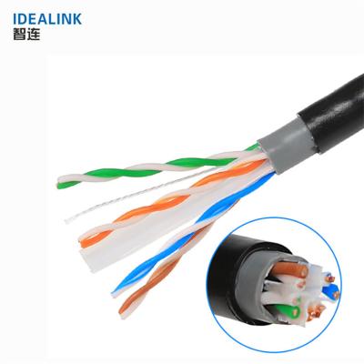 China PC 305m 4 pair Ethernet LAN cable utp cat 6 outdoor cat6 outdoor cable cat6 ethernet network cable from china supply for sale