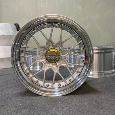 China High Quality Custom ALLOY 3 Pieces Forged 5x120 Split Rim 15 To 26 Inch Step Lip Alloy Wheel For BMW e24 e30 e34 e36 e38 for sale