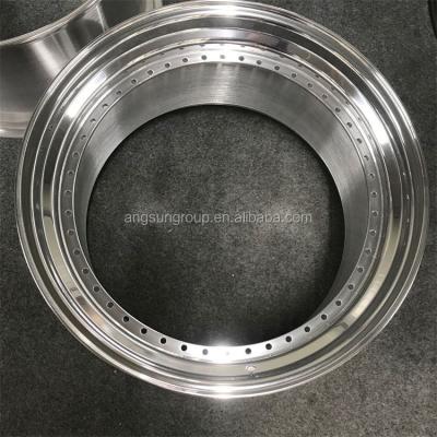 China 6061 High Quality 2 Inch T6 Split Rim Aluminum Material 21 Barrel Rim Pieces For BBS Series OZ ect for sale