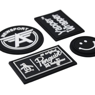 China 3d patches brand 3d rubber logo tag logos for sale