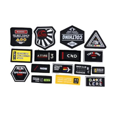 China 3d patches brand 3d rubber logo tag logos for sale