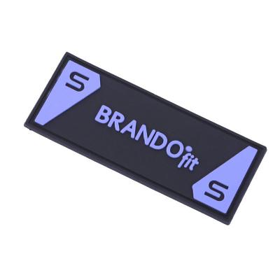 China High Quality 3D 3D EMBOSSED LABEL Rubber Tag Label for sale