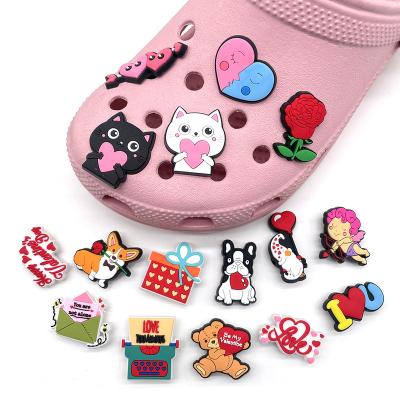 China Fashion.various Shape Color.custom Logo Custom Creative Any Any Colors Sandal PVC Shoe Charm For Women Men Fashion Design for sale