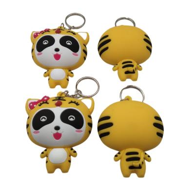 China Custom Made Environmental Friendly 3D PVC Bag Charm Accessories Cartoon Anime Soft Figures Marvel Key Chain For Promotional And Business Gifts for sale