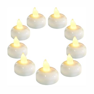 China Birthdays Waterproof Tea Lights Flameless Floating Candles For Wedding Party Decoration, Battery Operated Led Floating Candle Without Flames for sale