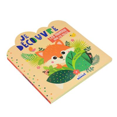 China paper & Professional Cardboard Manufacturer Customized Kids Hardcover Cut Board Book Educational Activity Lift Flap Books for sale