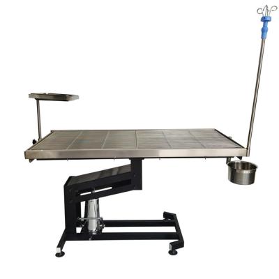 China Veterinary Operation Hydraulic Mobile Veterinary Surgery Table For Animal PET Operating Clinic for sale