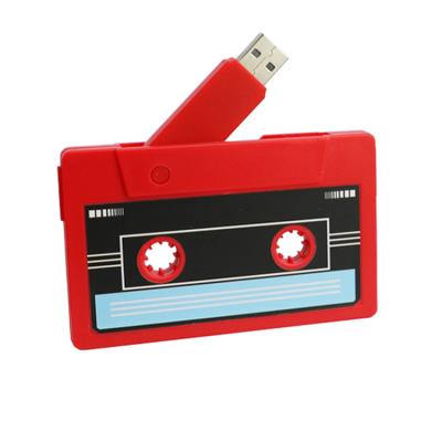 China 2021 Plastic New Instrument Cassette Form High Speed ​​USB 2.0 Flash Drive Pendrive U Pen Drive 3.0 Memory Stick Tape Model USB Design for sale