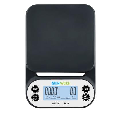 China WITH LID Coffee Popular Digital Scale Electronic Weight Scale Cooking Balance Weighing 3000g Accurate to 0.1g for sale