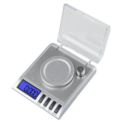 China Portable Jewelry Scale Digital Milligram Scale 0.001g Jewelry Balance 200g/100g/50g Accuracy Laboratory Refill Powder Electronic Weighing Scales for sale