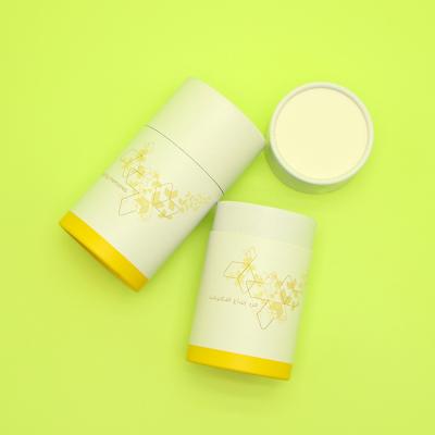 China Bio-degradable new material essential oil paper tube kraft paper canister perfume paper cylinder packaging for sale