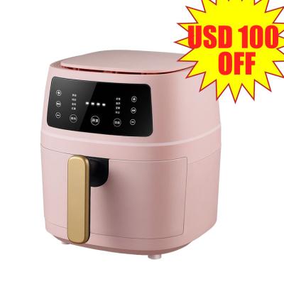 China Hotel Digital Display Multi-Function Electric Oven Air Fryer Household Home Kitchen Appliances Rice Cooker Oil Free 5L Air Fryer for sale