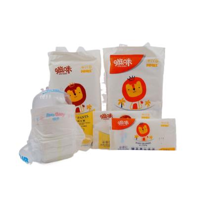 China High Quality Cheap Price Baby Diaper Printed Soft Toddlers Toddlers Kids Wholesale Disposable Baby Diapers for sale