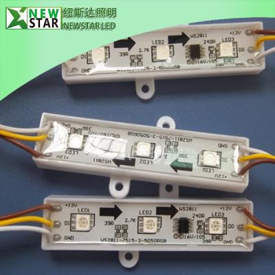 China 3 smd rgb full color led module with IC for sale