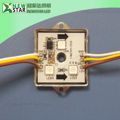 China 3 smd ws2811 rgb full color led module with IC for sale