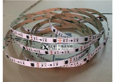 China 020 side view DC12V 60leds ws2811 020 rgb digital led strip programmable 335 emitting 020 strip for sale