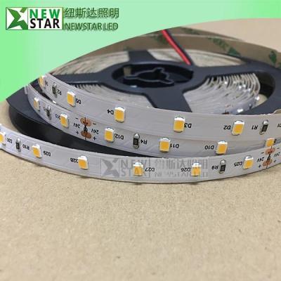 China Constant current Warm White 2700k 60leds/m 2835 dc24v LED Strip DC12V LED Ribbon without brightness drop for sale