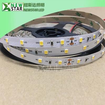 China WW 2200k Constant current 60leds/m 2835 dc24v LED Strip 12VDC cc strip light with 3sdcm for sale