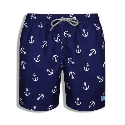 China Wholesale Latest Design Dark Blue QUICK DRY Couple Beach Panel Swim Shorts No Brand For Men New for sale