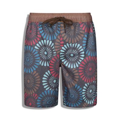 China QUICK DRY elastic waist surfing single board shorts for men to design your own swim trunks back pocket and drawstring for sale