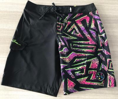 China Breathable Ready To Ship Beach Shorts Custom Design Polyester Spandex Shorts Quick Dry Mens Board Shorts Breathable Swimwear for sale