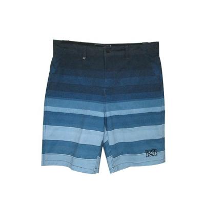 China OEM Fashion Summer Beach QUICK DRY Stripe Waterproof Shorts Mens Vertial Panel Shorts Pockmarked Flat Waist With Plus Size for sale