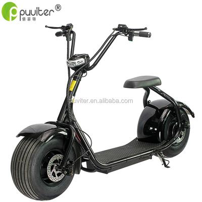 China Hot Sale E Scooter EEC COC Lithium Battery Unisex Electric Scooter Adult Citycoco for sale