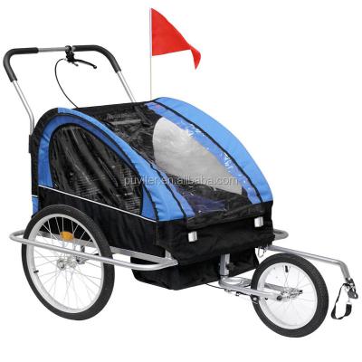 China China Supplier 2 Kids Stroller Child Bike Trailer Outdoor Baby Carrier for sale