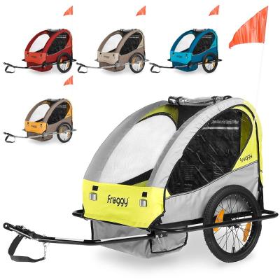 China Foldable Hot Selling Baby Bike Trailer With Certificate EN15918/EN1888 (BT004) Bicycle Trailer Baby Stroller for sale