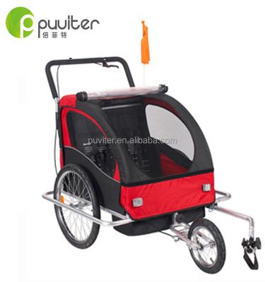 China Stroller+Trailer 3 in 1 Baby Stroller and Bike Trailer with CE ISO9000 EN15918 and EN1888 for sale