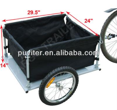 China Heavy Duty Popular Cargo Bike Trailer Large Size Cargo Trailer For Bike for sale