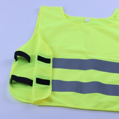 China 2021 New Design High Visible Obvious Reflective Kids Tops Kids Vest XS 7-12 Years Yel. Vest Road Safety Outdoor Clothing for sale