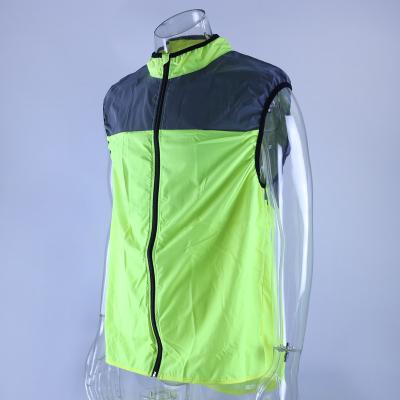 China 2021 Wholesale Sport Visible High Visible Reflective Vest Yellow Outdoor Road Safety Clothing For Running for sale