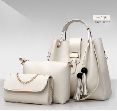 China Famous Fashion Brands Wholesale Designer 3 Piece Set Women Bags Custom Brand Ladies Bags Handbag Set For Women for sale