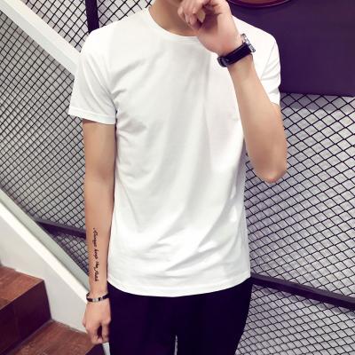 China Custom Cheap Price Even Smart Casual LOGO Printing Plain Blank White Colors Plus Size Mens T Shirts for sale