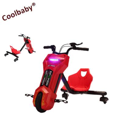 China 24v 150w electric drift tricycle scooter with rear light, 3 gears and switch key for sale 70*55*21cm/16KGS for sale