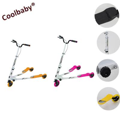 China PU Wheel Coolbaby Speeder Tri Slider fliker 3 wheel to Israel UK hot kick scooter for sale